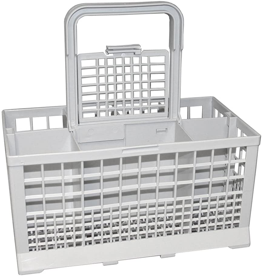 Universal Cutlery Basket, Size = L 24.3 cm x W 14 cm x H 12.3 cm, Grey, 1 - Pack