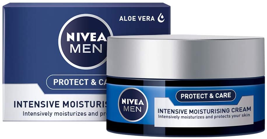 NIVEA MEN Intensive Moisturising Face Cream Protect & Care Pack of 3 (3 x 50 ml) - Image 2