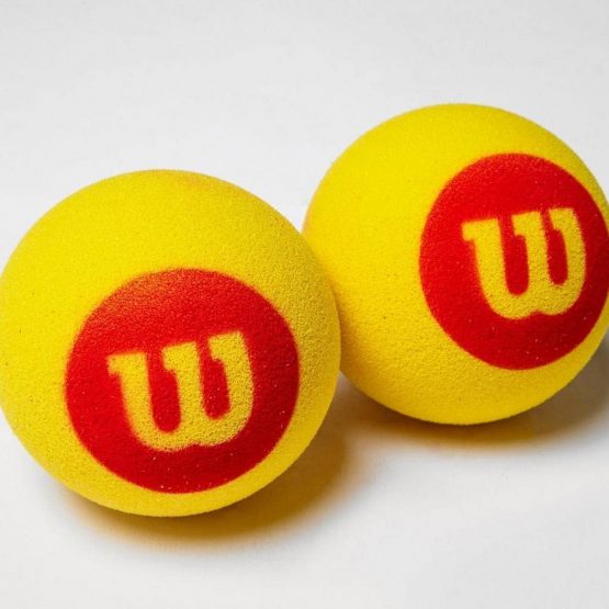 Wilson Starter Foam Tennis Balls, Yellow/Red - Image 3