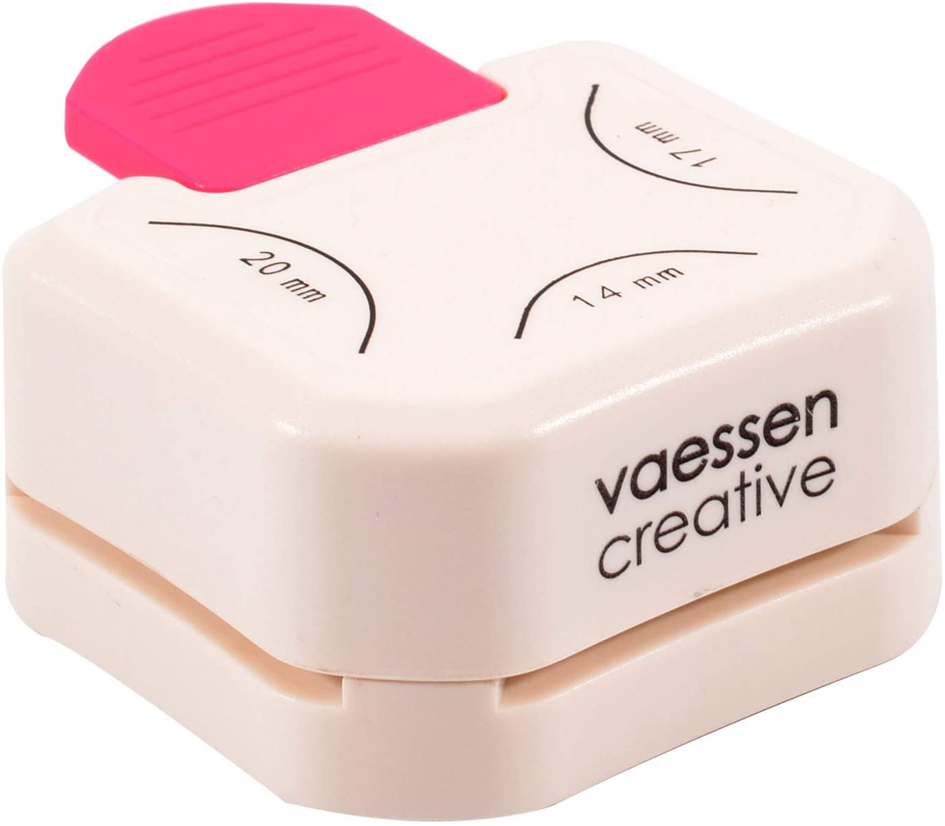 Vaessen Creative 3-in-1 Corner Rounder Punch, Rounded Corners, 14/17 / 20 mm, Card Making Supplies - Image 2