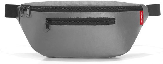 Reisenthel beltbag M canvas grey Messenger Bag 42 centimeters 3 Grey (Canvas Grey)