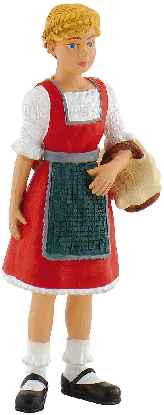 Bullyland Farm Girl Lena Figurine, White