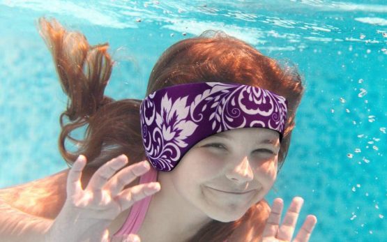 Swimming Headband for Babies, Toddlers, Kids, Adults - Designed to Help Prevent swimmer's Ears - Elastic Swim Hair Guard & Ear Guard - Keep Water Out, Hold Earplugs In Waterproof Band for Kids Adult - Image 2