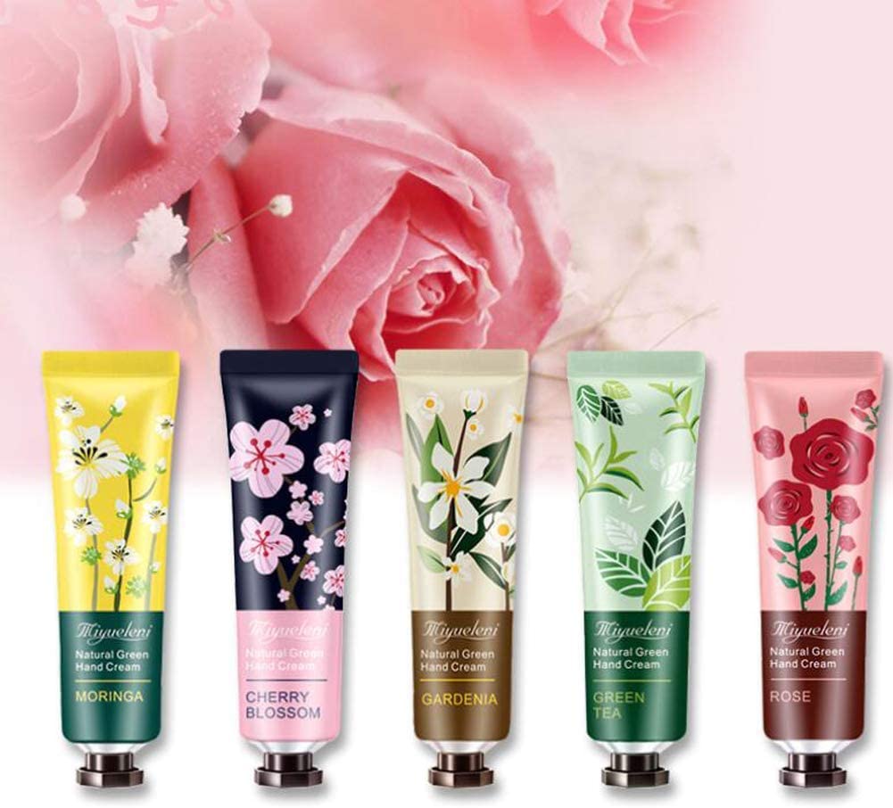 Ownest 10 Pack Plant Fragrance Hand Cream Moisturizing Hand Care Cream Travel Gift Set including Natural Aloe And Vitamin E For Men And Women-30ml - Image 2