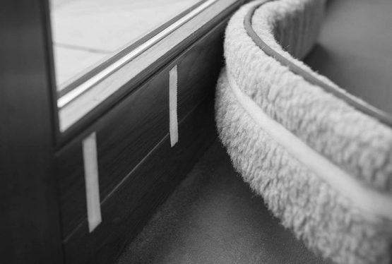 K. & N. 550 New Wool Draught Excluder for Doors 100 cm Anthracite - Image 2