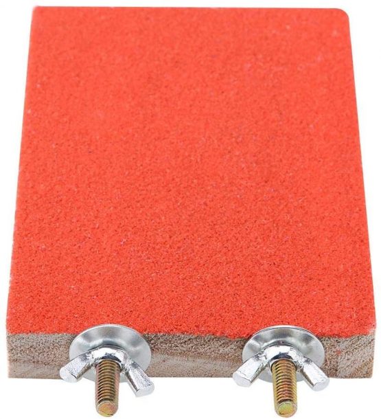FTVOGUE Bird Perch Stand Nature Wood Platform Toy Playground Paw Grinding Clean for Pet Parrot Hamster Squirrel(01)