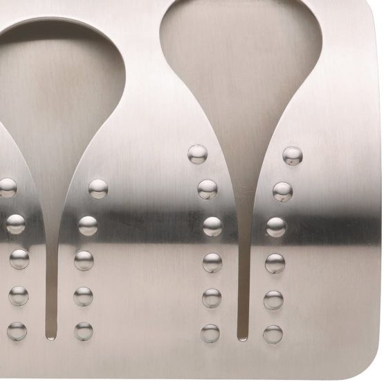 Master Class Professional Stainless Steel Triple Towel Holder - Image 3