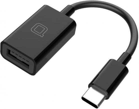 nonda USB C to USB Adapter, USB-C to USB 3.0 Adapter, USB Type-C to USB, Thunderbolt 3 To USB Female Adapter OTG for MacBook Pro 2018/2017, MacBook Air 2018, Surface Go and more Type-C Devices Black