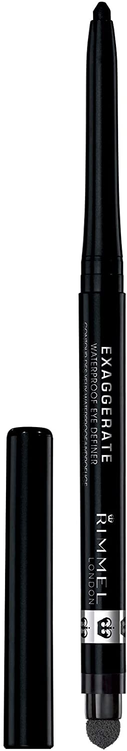 Rimmel Exaggerate Waterproof Eye Definer, Noir 261, Black Rimmel, black / black