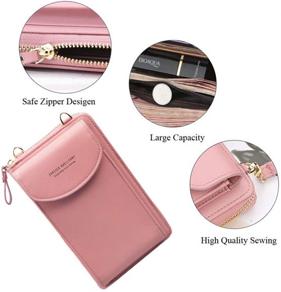 Jangostor Small Crossbody Bag Cell Phone Purse Wallet with Credit Card Slots for Women - Image 4