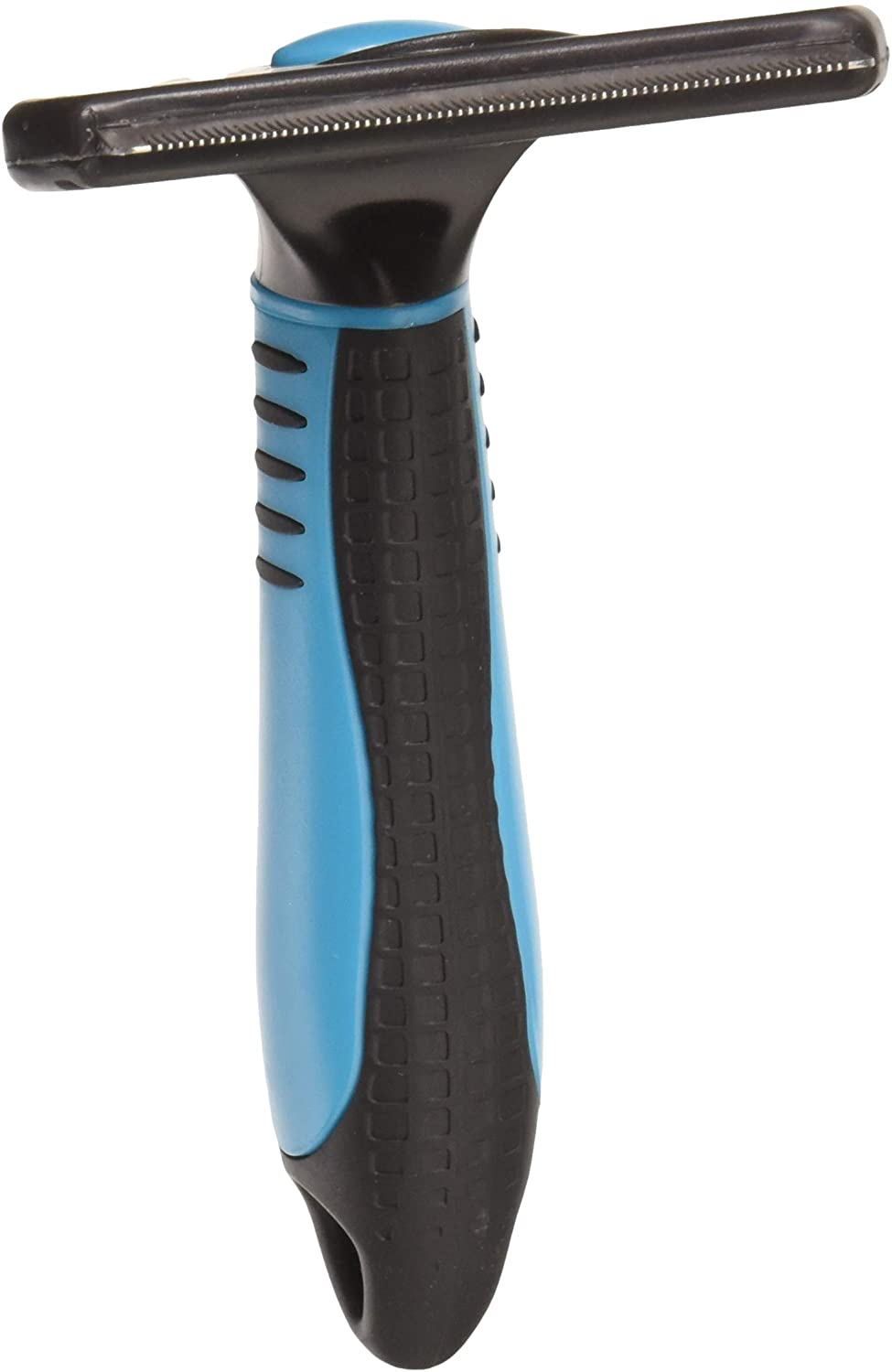 TRIXIE Carding curry comb for removing loose undercoat, interchangeable curry comb head, stainless steel blade