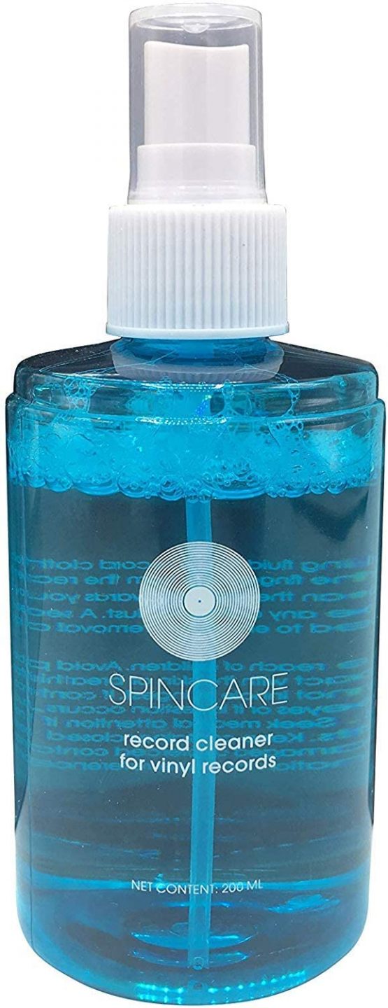 Vinyl Record LP Cleaning Kit by SPINCARE | 5-In-1 Set including Antistatic Record Cleaning Solution, Velvet Cleaning Pad, Drying Rack and Carbon Fibre Stylus Brush - Image 2