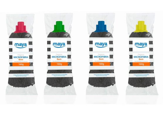 Maya Professional Tools 08110-V Mop Microfibre, 160 g, Black - Image 2