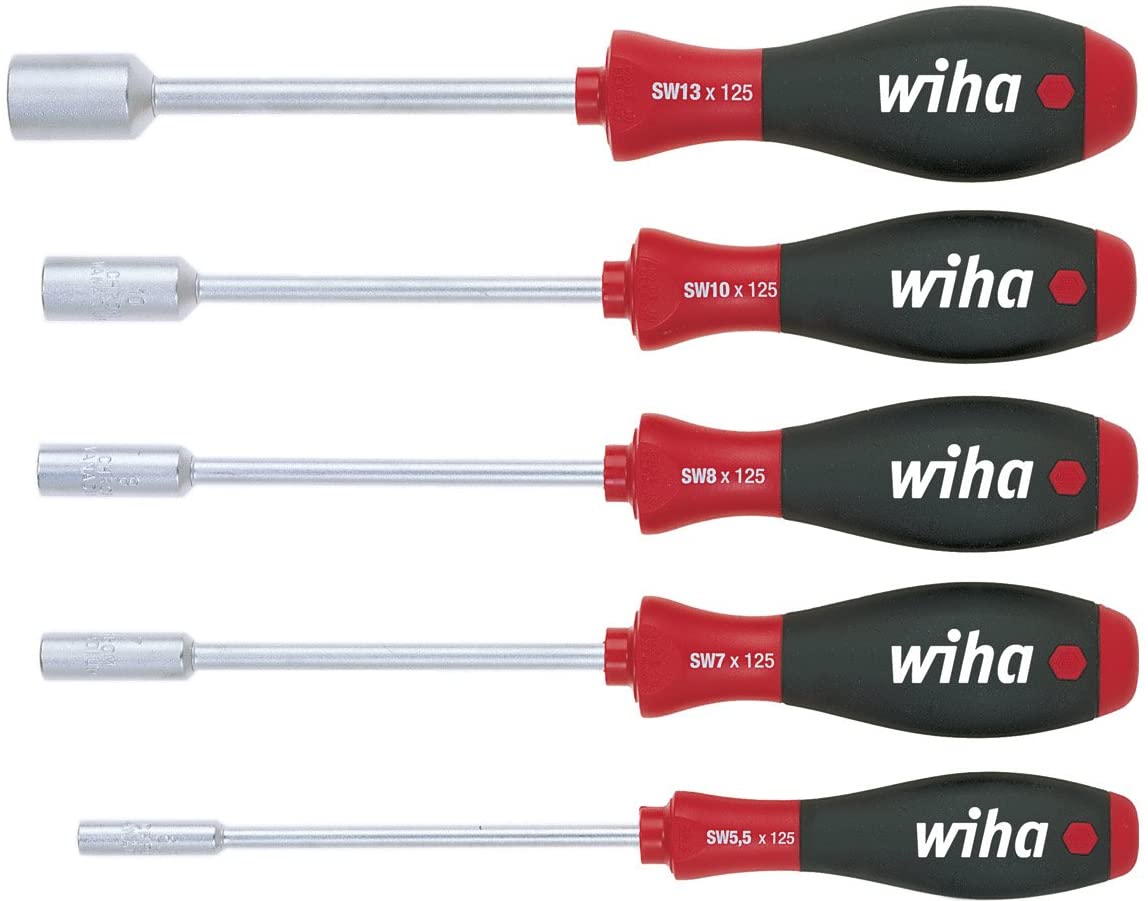 341K5 SoftFinish, Multi-colour, Steckschlüssel 5-tlg