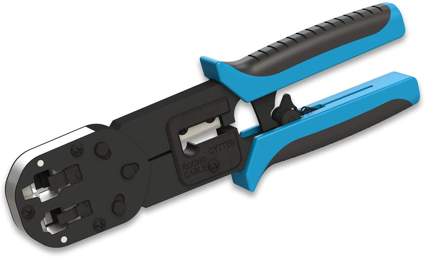 LINKUP - Cat6 Easy Crimp and Trim Hand Tool Crimper for Easy Pass Thru Plugs, zTL-C6EZ Hand Tool