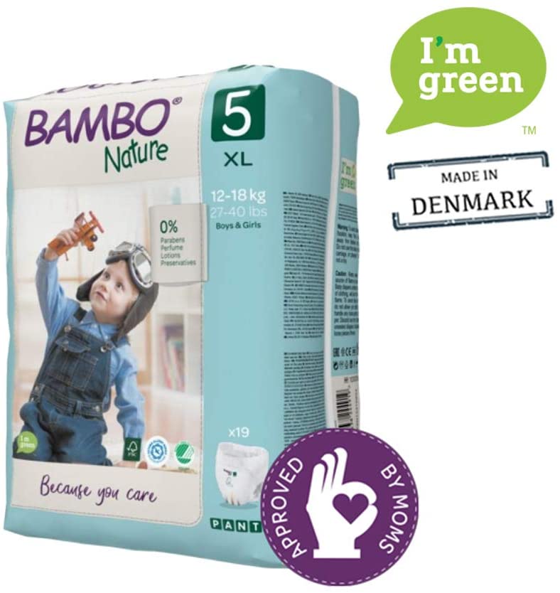 Bambo Nature Premium Training Pants, Pull Ups, Eco-Labelled Potty Training Pants, Training Nappy Pants, Secure & Comfortable - Image 2