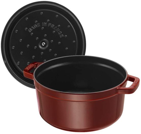 STAUB 1102287 Cocotte Round 22cm Grenadine red - Image 4