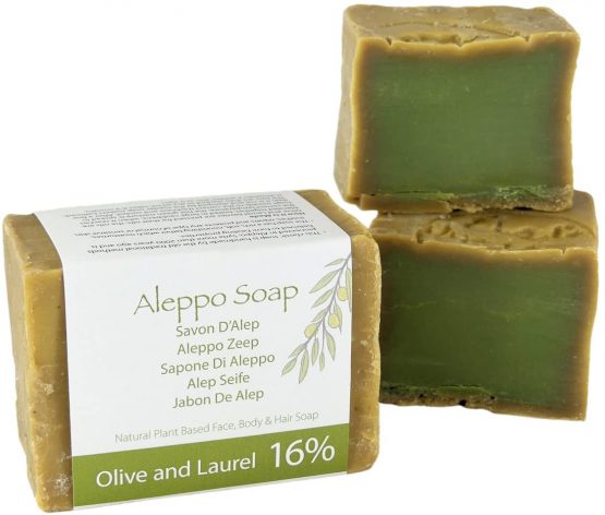 Natural Genuine Traditional hand made Aleppo Soap - Olive & Laurel Oil 200gm