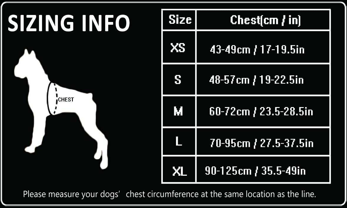 Truelove Dog Harness With Handle Soft Padded Pet Harness Vest,Reflective Material,Adventure Training,Strong Oxford Outer Layer for larger dogs TLH5551 (Orange,S) - Image 2