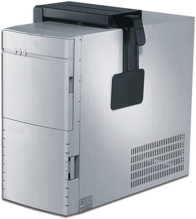 Newstar CPU-D100BLACK Under Desk & On-Wall PC Mount (Suitable PC Dimensions - Height: 30-53 cm / Width: 8-22 cm) - Black - Image 2