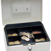 WEDO 145 200X Cash Box in Size 2 (20.0 x 16.0 x 9.0 cm) - White