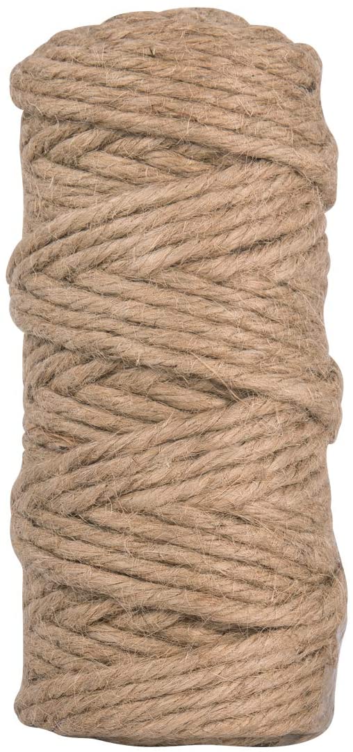 RAYHER Natural Jute Twine, 6 ply, 6 mm ø, 35 m length, Natural-coloured/ Beige, 0.9 x 0.9 x 0.94 cm - Image 2