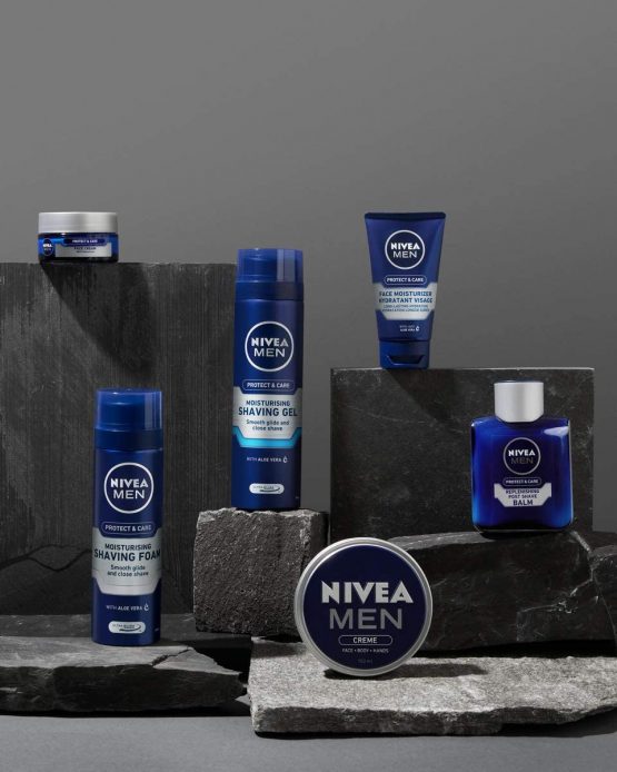 NIVEA MEN Intensive Moisturising Face Cream Protect & Care (50 ml), Face Moisturiser for Dry 