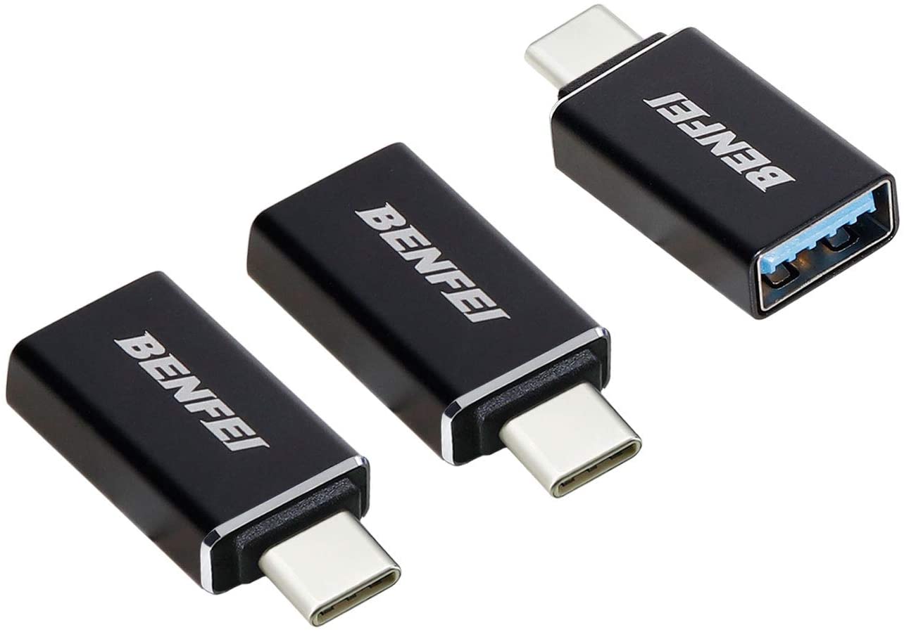 BENFEI USB C to USB 3.0 Adapter, 3 Pack USB C to One Male to Female Adapter, Compatible with MacBook 2018 2017 2016