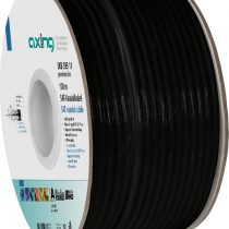 Axing SKB 395-11 Triple-Shielded Coaxial Cable for SAT/CATV Installation 100 dB 100 m Black