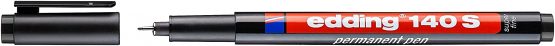 edding 140 S Permanent Pen - Black - 10 Pens - Round Nib 0.3 mm - Pen for Writing on Glass, Plastic, Foils and Smooth Surfaces - Permanent, Quick-Drying, Smudge-Proof and Waterproof - Image 2