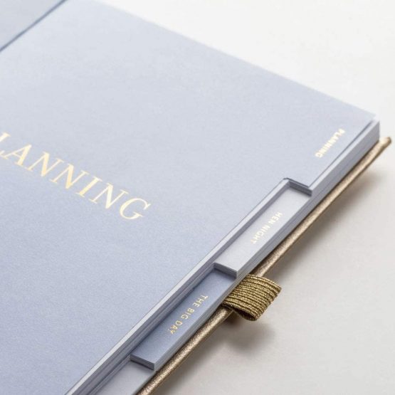 Busy B Wedding Bridesmaid Planner - A5 Faux Leather Gold Organiser - Image 3