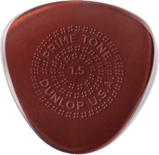 Dunlop Primetone Semi-Round 1.5mm Sculpted Plectra (Grip) - 3 Pack