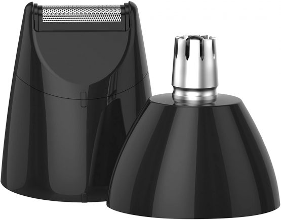 GroomEase by Wahl Rechargeable Multigroomer, Cordless Men Grooming Tool, Beard and Body Trimmer, Three Interchangeable Heads, Four Attachment Combs, Ideal for Gym and Travel - Image 4