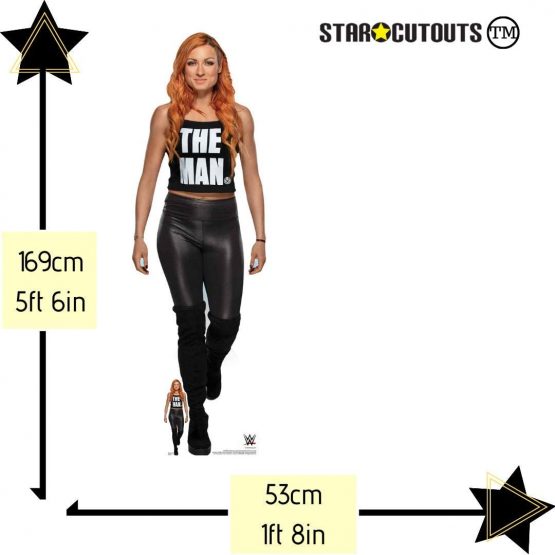 Star Cutouts Ltd Star SC1520 Becky Lynch The Man Ultimate Edition WWE Figures Party Decorations Lifesize Cardboard Cutout Height 169cm Width 53cm - Image 2
