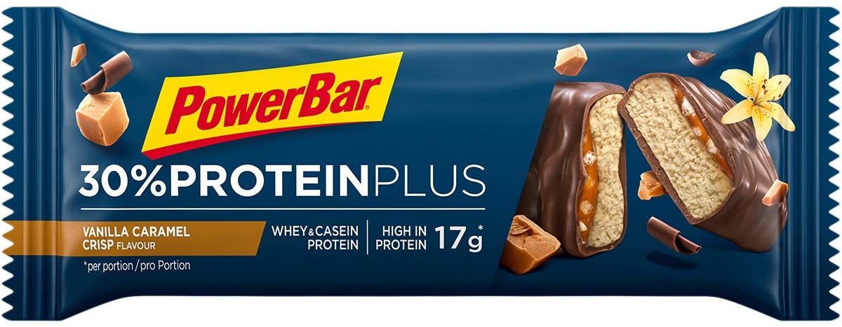 Powerbar - 30% Protein Plus - Vanilla Caramel Crisp - 15x55g - High Protein Bar - Whey&Casein Protein - collagen free - Image 3