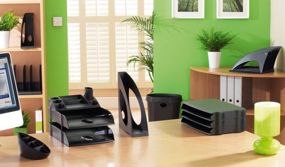 Avery DR100BLK DTR Eco Single Letter Tray/Intray, 270 x 60 x 360 mm - Black - Image 4