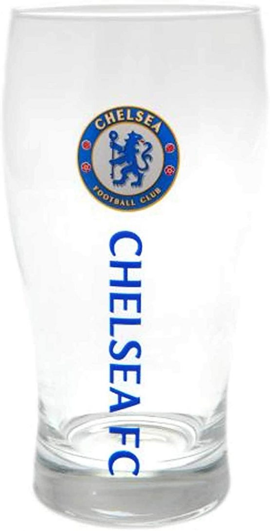 Official Premier League Chelsea Football Crest Pint Glass - Image 3