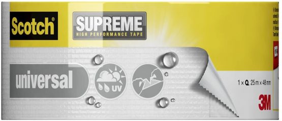 Scotch 25 m x 48 mm Supreme Ultra Resistant Duct Tape - White - Image 2