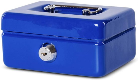 MAUL Cash Money Box with Coin Slot, Cylinder Lock with 2 Keys, 125 x 95 x 60 mm - Image 2