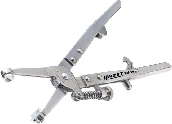 Hazet 798-10 Hose clamp Pliers 12,6", Silver - Image 2