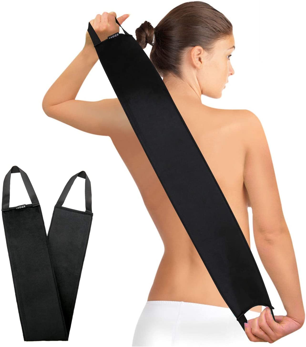 Yvoier Leakproof-lined Back Tanner Applicator, Reusable Double-Sided Self Tan Back Applicator