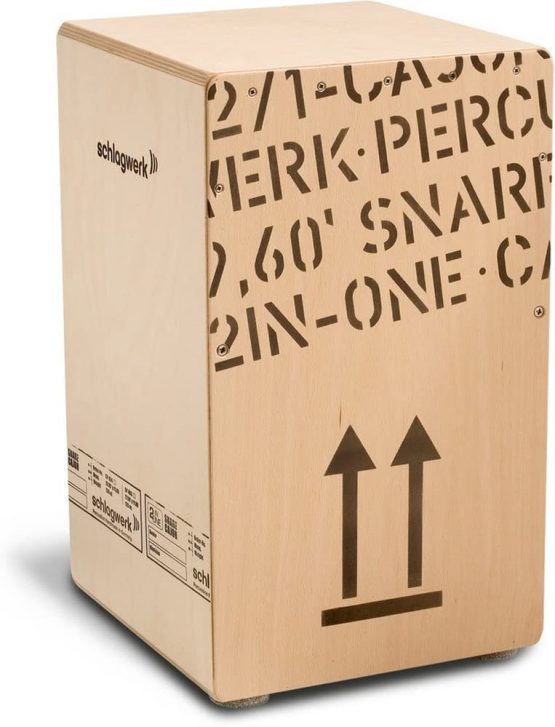 Percussion Cajon 2 in One Nature H 49cm Nature