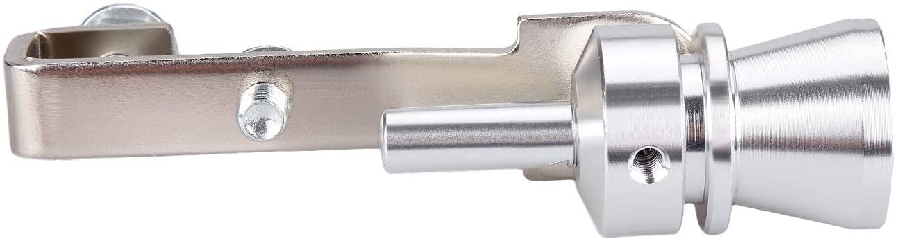 Universal Turbo Noise Sound Exhaust Muffler Pipe Whistle Blow off valve Silver M from Dromedary, M(25mm) - Image 2
