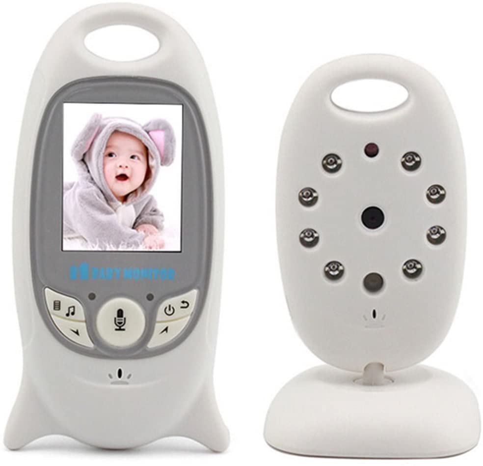 BW New 2.0 inch Wireless Digital Baby Monitor Camera Audio Video Security Baby Monitor with 8 LED Night Vision, 2 Way Talk