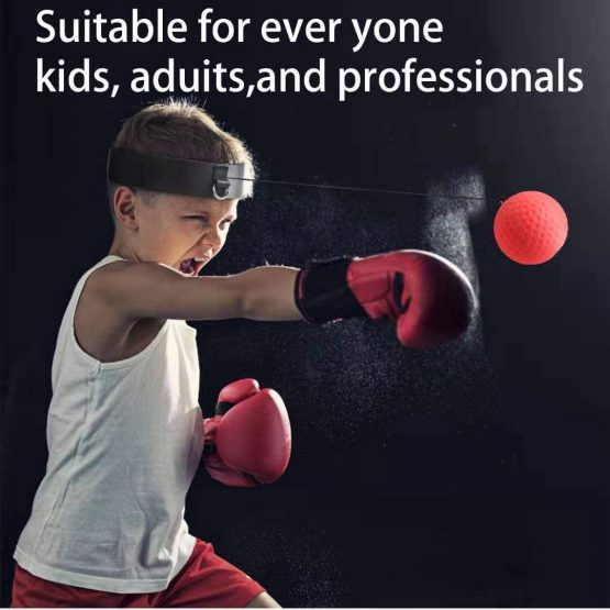 OOTO Upgraded Boxing Reflex Ball, Boxing Training Ball, Mma Speed Training Suitable for Adult/Kids Best Boxing Equipment for Training, Hand Eye Coordination and Fitness - Image 3