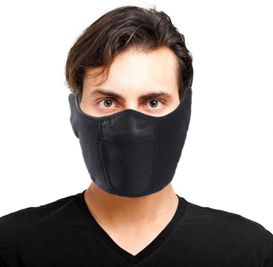 Oscenny Balaclava Half Face Mask Ski Mask Adjustable Hook and Loop Windproof for Bike Motorcycle Winter Outdoor Sports - Image 2