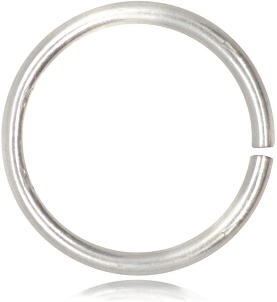 The Jewellery Store London TJS 10 Pcs Open Jump Rings in Nickel Free 925 Sterling Silver, 12mm (Other Sizes Avalaible: 6mm, 8mm, 10mm, 12mm, 14mm, 16mm)
