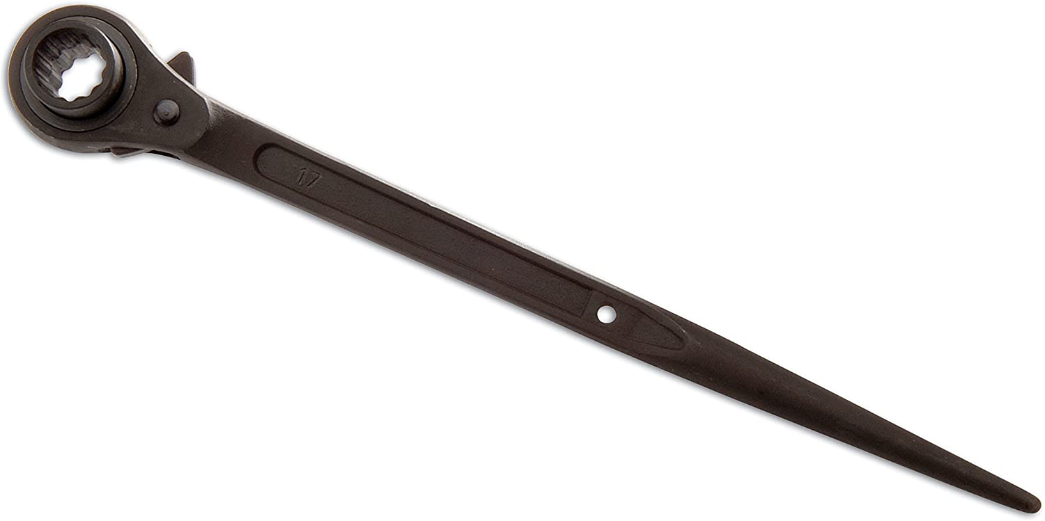 Laser 0180 Ratchet Podger Spanner 17 mm X 19 mm, Multi