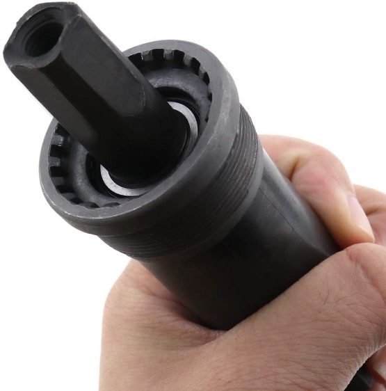 Square Cartridge Taper Bottom Bracket Bike Bicycle Axle Sealed Black Mountain Bike 68x113mm - Image 4
