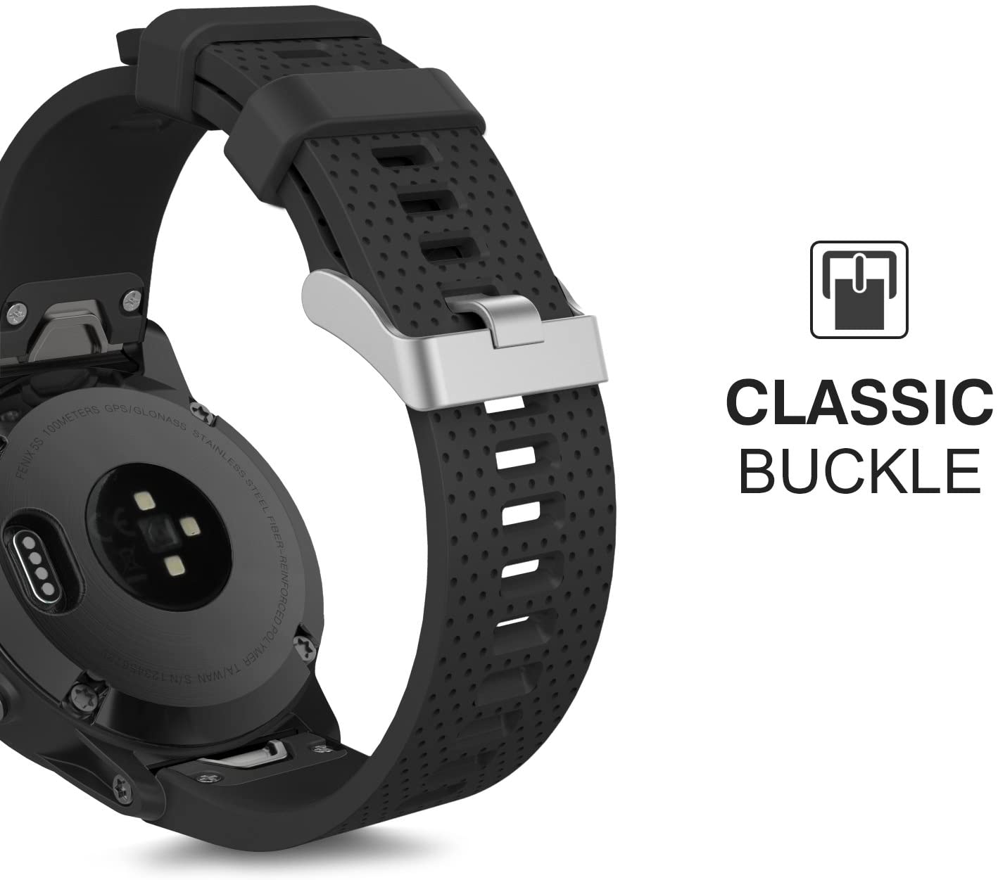 MoKo Strap Compatible with Garmin Fenix 7S/7S Pro/Fenix 6S/6S Pro/Fenix 5S/5S Plus/Instinct 2S/Epix Pro Gen 2 42mm - Image 4
